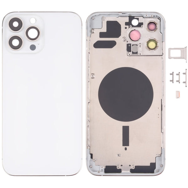 Back Housing Cover with SIM Card Tray & Side  Keys & Camera Lens for iPhone 13 Pro Max