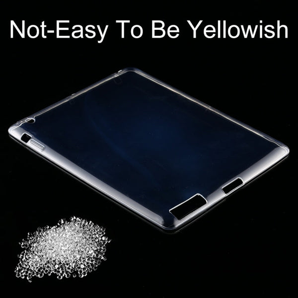 For iPad 4 / 3 / 2 3mm Shockproof Transparent Protective Case, For iPad 4 / 3 / 2