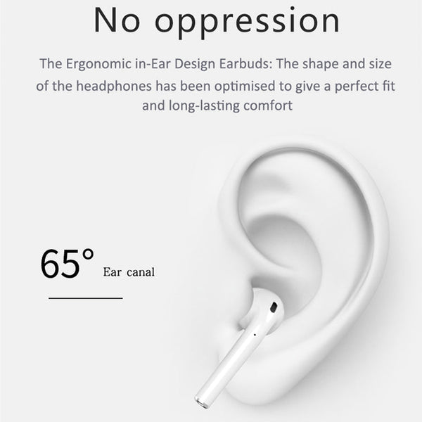 i9 Touch Wireless TWS Sport Bilateral Stereo Bluetooth 5.0 Headset with Charging Box, Touch Version