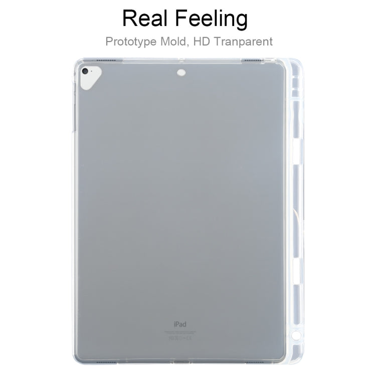 For iPad Air / Air 2 3mm Shockproof Transparent Protective Case with Pen Slot, For iPad Air / Air 2