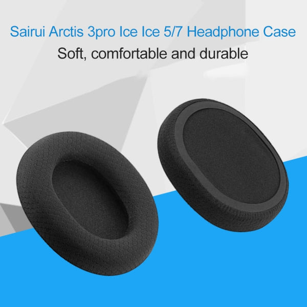 1 Pair Leather Sponge Protective Case for Steelseries Arctis 3 Pro  / Ice 5 / Ice 7 Headphone (White), IP6D2519A, IP6D2519B, IP6D2519C, IP6D2519D, IP6D2519E, IP6D2519F