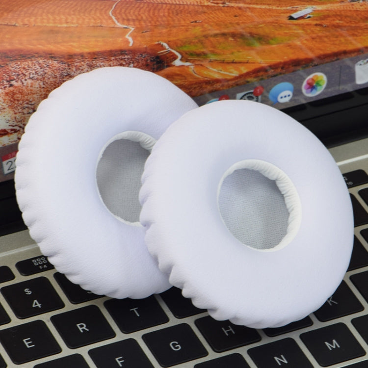 2pcs For JBL Synchros S400BT Headphones Imitation Leather + Memory Foam Soft Earphone Protective Cover Earmuffs, For Synchros S400BT White, For Synchros S400BT Black