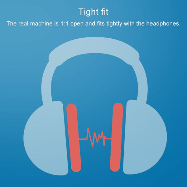 2pcs Sponge Headphone Protective Case for Sony MDR-100ABN / WH-H900N