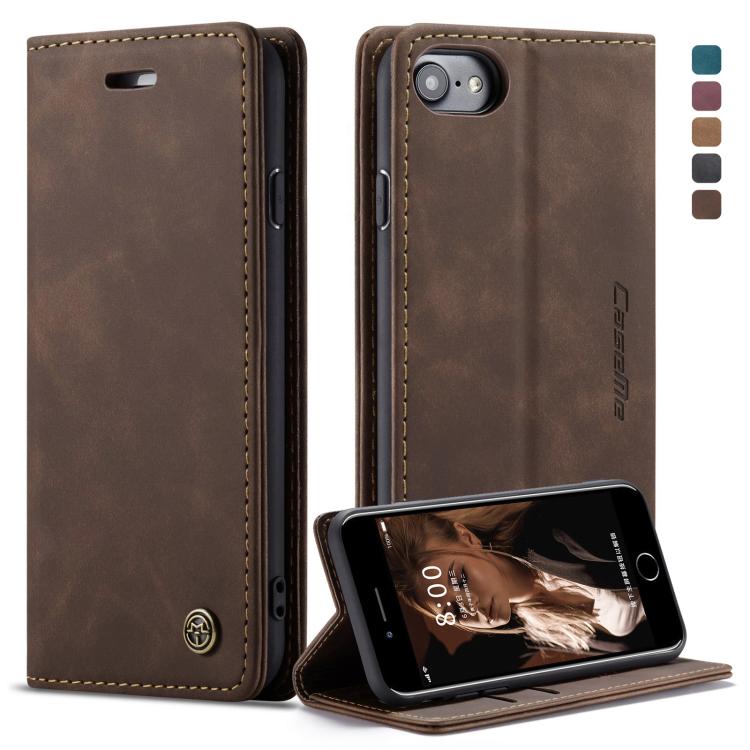 CaseMe-013 Multifunctional Retro Frosted Horizontal Flip Leather Case for iPhone 6 / 6s, with Card Slot & Holder & Wallet, For iPhone 6 / 6s
