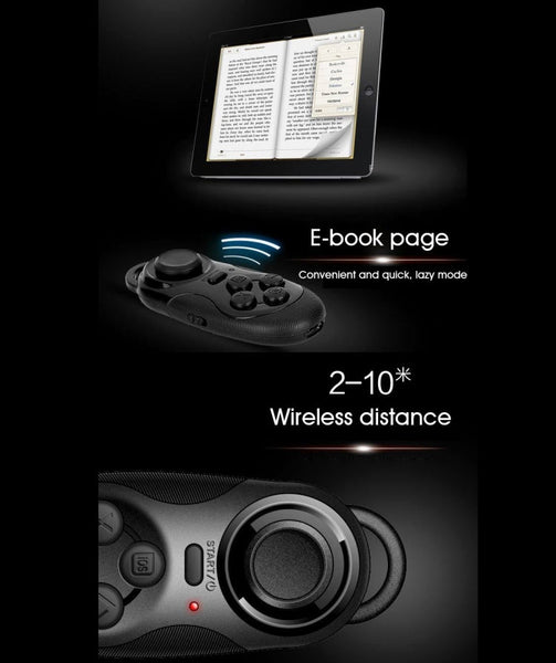 Wireless Bluetooth Remote Controller / Mini Gamepad Controller / Selfie Shutter / Music Player Controller for Android / iOS Cell Phone / Tablet PC