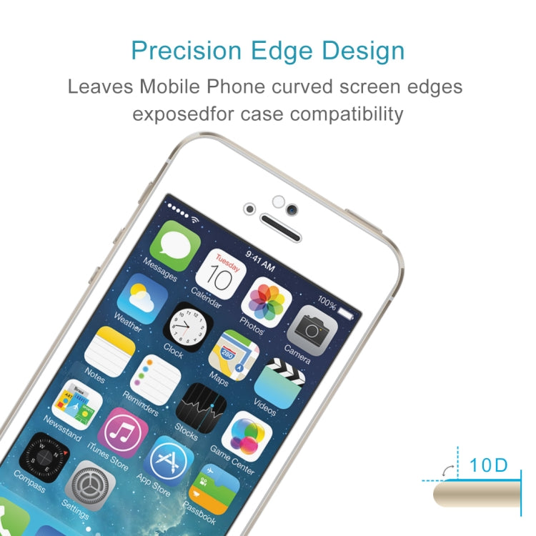 Anti-scratch 9H 10D Full Screen HD Tempered Glass Film for iPhone 6 & 6s