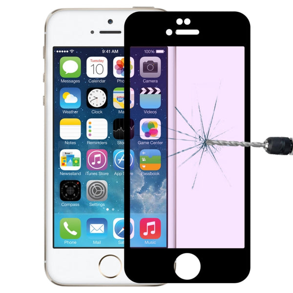 Anti-scratch 9H 10D Full Screen Purple-ray Tempered Glass Film for iPhone 6 & 6S