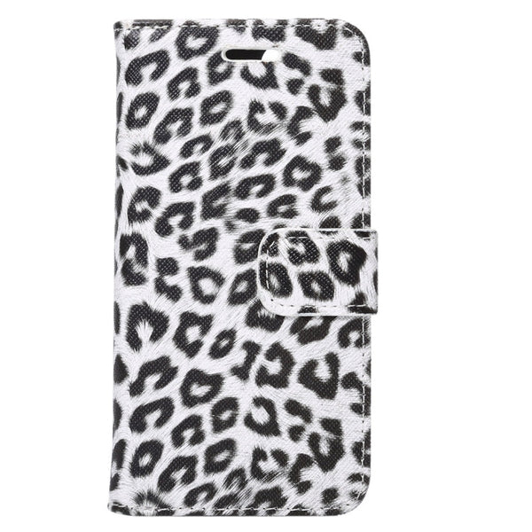 For  iPhone 8 & 7  Leopard Pattern Horizontal Flip Leather Case with Holder & Card Slots & Wallet