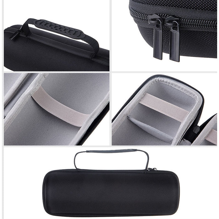 2 in 1 Hard PU Carry Zipper Storage Box Bag + Soft Silicone Cover for JBL Charge 3 Bluetooth Speaker with Shoulder Strap
