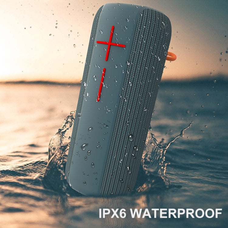HOPESTAR P14 Pro Portable Outdoor Waterproof Wireless Bluetooth Speaker, Support Hands-free Call & U Disk & TF Card & 3.5mm AUX & FM, P14 Pro Black, P14 Pro Grey, P14 Pro Blue, P14 Pro Red