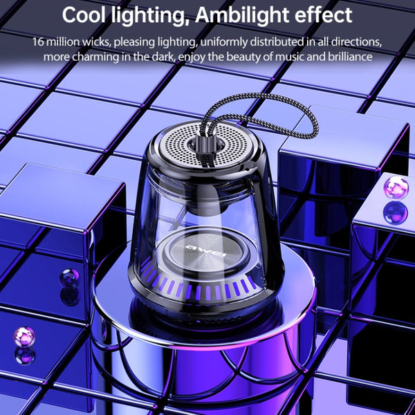 awei Y666 Mini Portable Outdoor Bluetooth Speaker, Support TWS Play