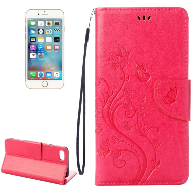 For  iPhone 8 & 7  Pressed Flowers Horizontal Flip Leather Case with Holder & Card Slots & Wallet