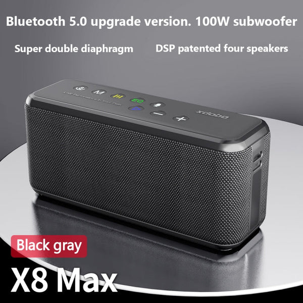 XDOBO X8 Max 100W Wireless Bluetooth Speaker Outdoor Subwoofer Support TWS & TF Card & U Disk