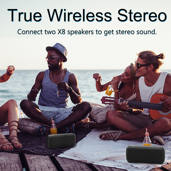 XDOBO X8 60W Wireless Bluetooth Speaker Outdoor Subwoofer Support TWS & TF Card, X8