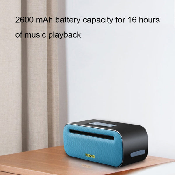 awei Y600 Wireless Bluetooth Speaker with 3D Stereo, Built-in Mic, Support TF Card / AUX / NFC