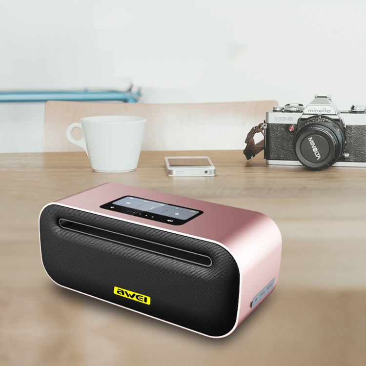 awei Y600 Wireless Bluetooth Speaker with 3D Stereo, Built-in Mic, Support TF Card / AUX / NFC