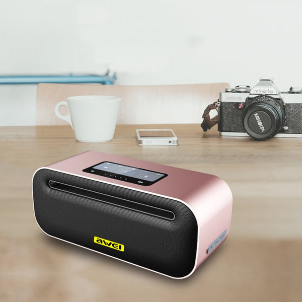 awei Y600 Wireless Bluetooth Speaker with 3D Stereo, Built-in Mic, Support TF Card / AUX / NFC