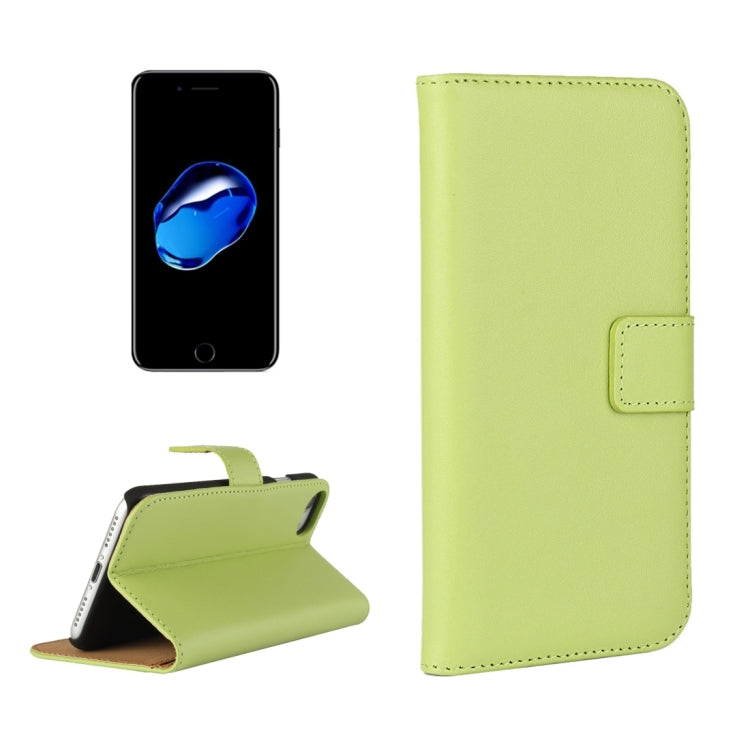 For  iPhone 8 & 7  Genuine Split Horizontal Flip Leather Case with Holder & Card Slots & Wallet
