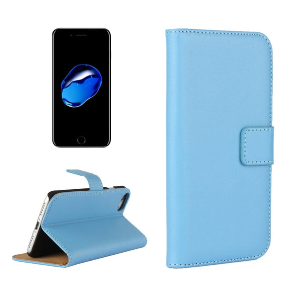 For  iPhone 8 & 7  Genuine Split Horizontal Flip Leather Case with Holder & Card Slots & Wallet