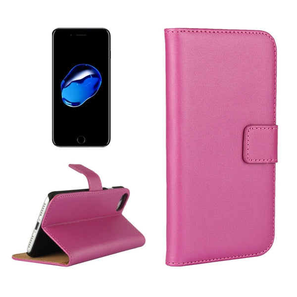For  iPhone 8 & 7  Genuine Split Horizontal Flip Leather Case with Holder & Card Slots & Wallet