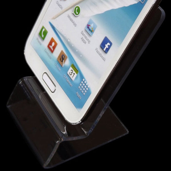 10 PCS Acrylic Mobile Phone Display Stand Holder, 10 PCS(Transparent)