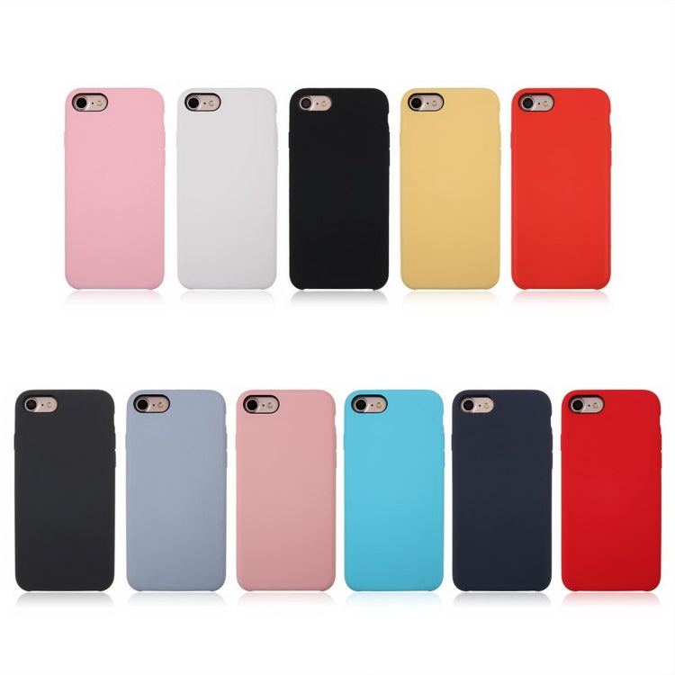 For iPhone 8 & 7 Pure Color Liquid Silicone + PC Shockproof Defender Case, For 8 & 7, iPhone 8 & 7
