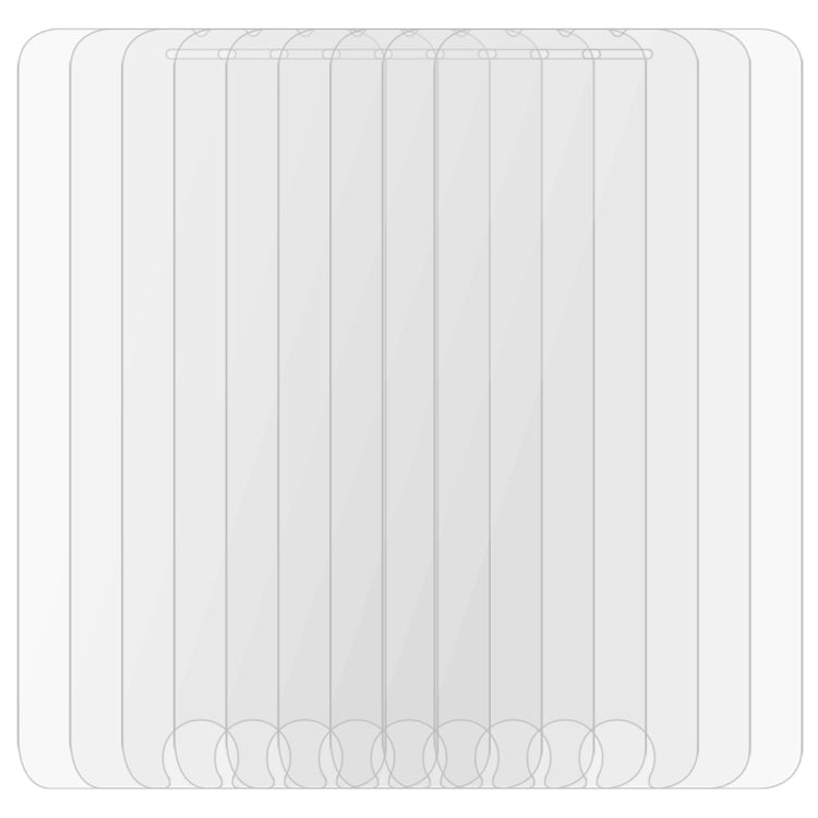 10 PCS for iPhone 8 Plus & iPhone 7 Plus 0.26mm 9H Surface Hardness 2.5D Explosion-proof Tempered Glass Non-full Screen Film