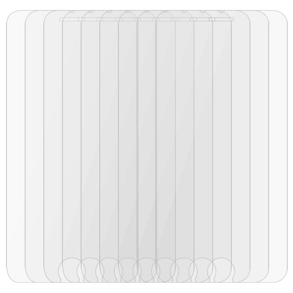 10 PCS for iPhone 8 Plus & iPhone 7 Plus 0.26mm 9H Surface Hardness 2.5D Explosion-proof Tempered Glass Non-full Screen Film