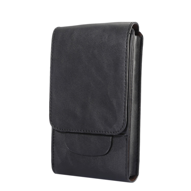 6.3 inch and Below Universal Crazy Horse Texture 3 Pouches Vertical Flip Leather Case with Belt Hole & Climbing Buckle for Galaxy Note 8, Sony, Huawei, Meizu, Lenovo, ASUS, Cubot, Oneplus, Oukitel, Xiaomi, DOOGEE, Vkworld, and other Smartphones
