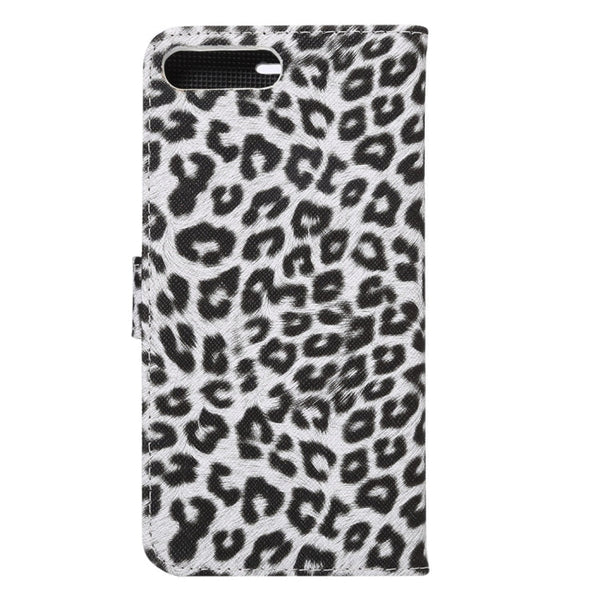 For iPhone 8 Plus & 7 Plus   Leopard Texture Horizontal Flip Leather Case with Holder & Card Slots & Wallet