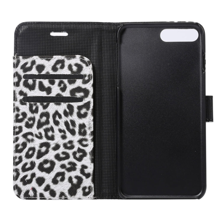 For iPhone 8 Plus & 7 Plus   Leopard Texture Horizontal Flip Leather Case with Holder & Card Slots & Wallet