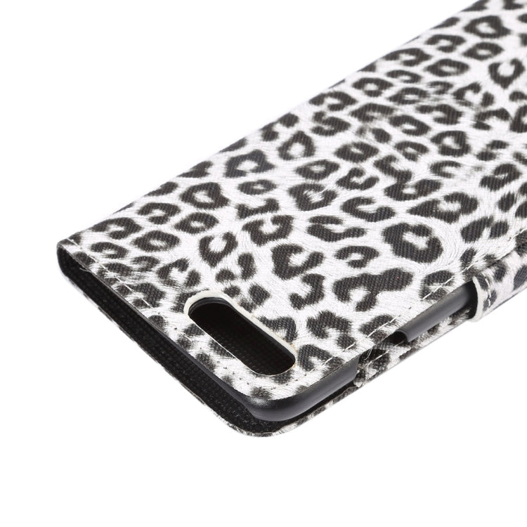 For iPhone 8 Plus & 7 Plus   Leopard Texture Horizontal Flip Leather Case with Holder & Card Slots & Wallet