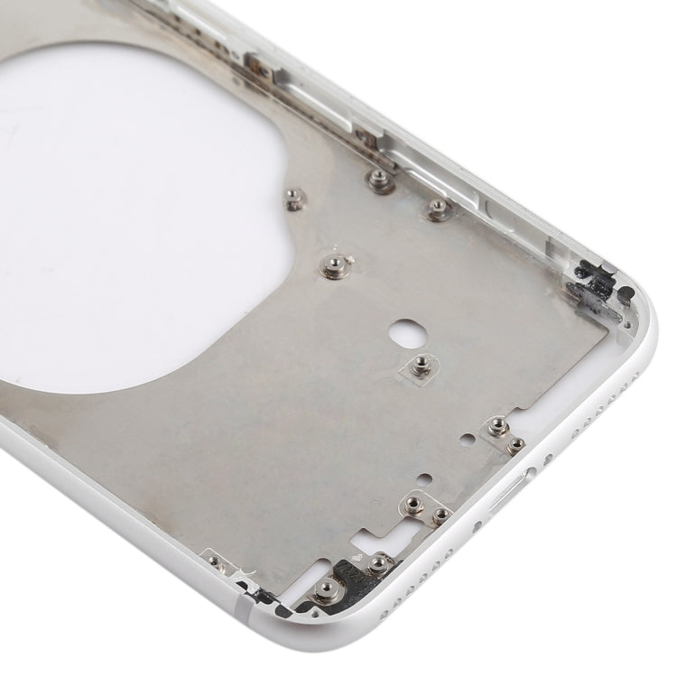 Transparent Back Cover with Camera Lens & SIM Card Tray & Side Keys for iPhone 8, For iPhone 8 (Transparent White), For iPhone 8 (Transparent Gold)