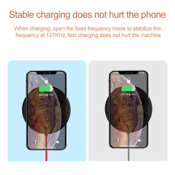 10W Portable Suction Cup Mobile Phone Fast Charging Wireless Charger, Length: 1.5m, 10W
