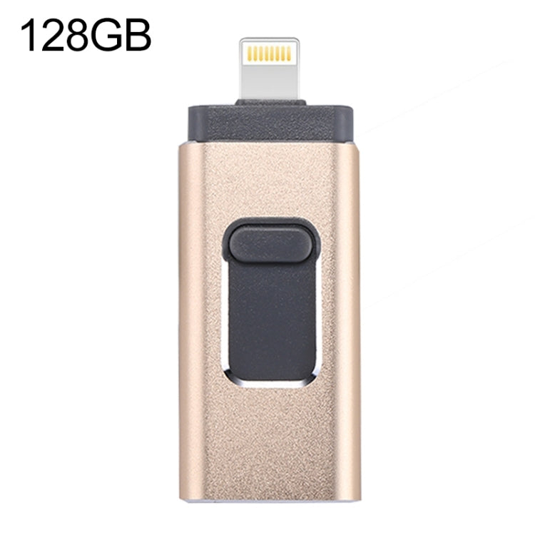 easyflash RQW-01B 3 in 1 USB 2.0 & 8 Pin & Micro USB 128GB Flash Drive