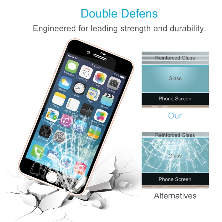 Anti-scratch 9H Full Screen HD Tempered Glass Film for iPhone SE 2020 / 8 / 7 / 6 / 6S