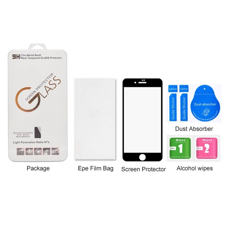 Anti-scratch 9H Full Screen HD Tempered Glass Film for iPhone SE 2020 / 8 / 7 / 6 / 6S