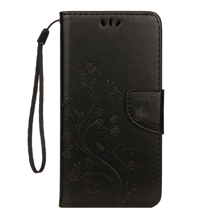 For iPhone XR Embossed Butterfly Pattern Horizontal Flip Leather Case with Card Slot & Holder & Wallet & Lanyard, For XR