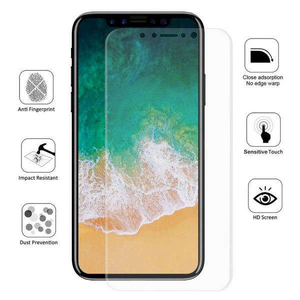 ENKAY Hat-Prince 0.1mm 3D Full Screen Protector Explosion-proof Hydrogel Film for iPhone XS, TPU+TPE+PET Material, iPhone XS