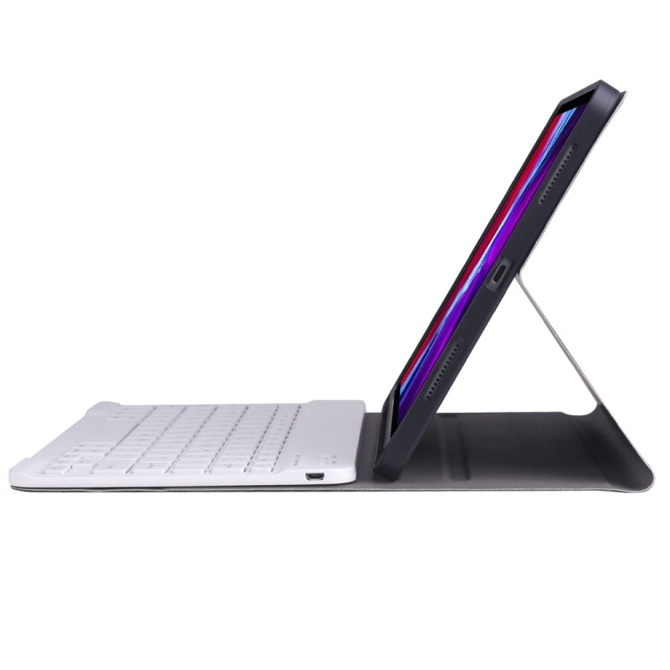 A11B Bluetooth 3.0 Ultra-thin ABS Detachable Bluetooth Keyboard Leather Tablet Case with Holder & Pen Slot for iPad Pro 11 2022 / 2021 / Air 5 / Air 4, For iPad Pro 11 2022 / 2021 / Air 5 / Air 4
