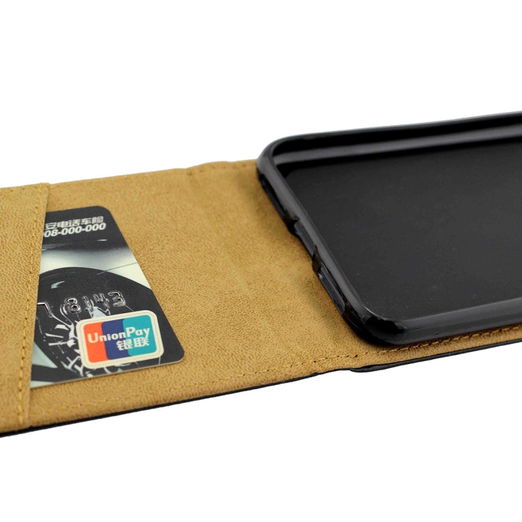 For iPhone X / XS Business Style Vertical Flip TPU Leather Case with Card Slot, For X / XS