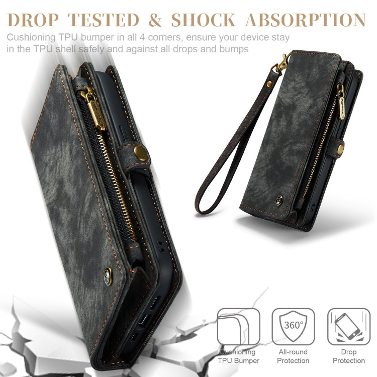 For iPhone XR CaseMe Detachable Multifunctional Horizontal Flip Leather Case with Card Slot & Holder & Zipper Wallet & Photo Frame, For iPhone XR, For iPhone  XR