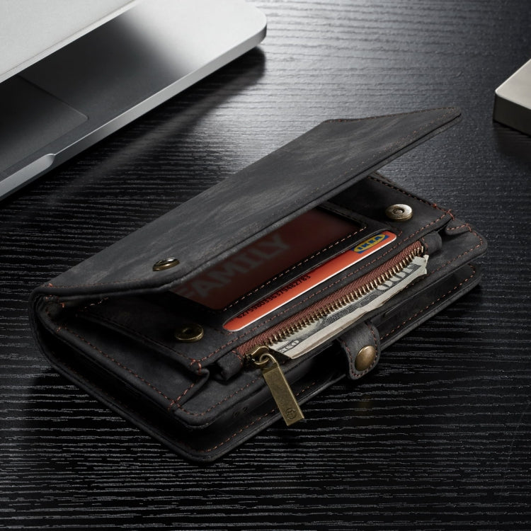 For iPhone XR CaseMe Detachable Multifunctional Horizontal Flip Leather Case with Card Slot & Holder & Zipper Wallet & Photo Frame, For iPhone XR, For iPhone  XR