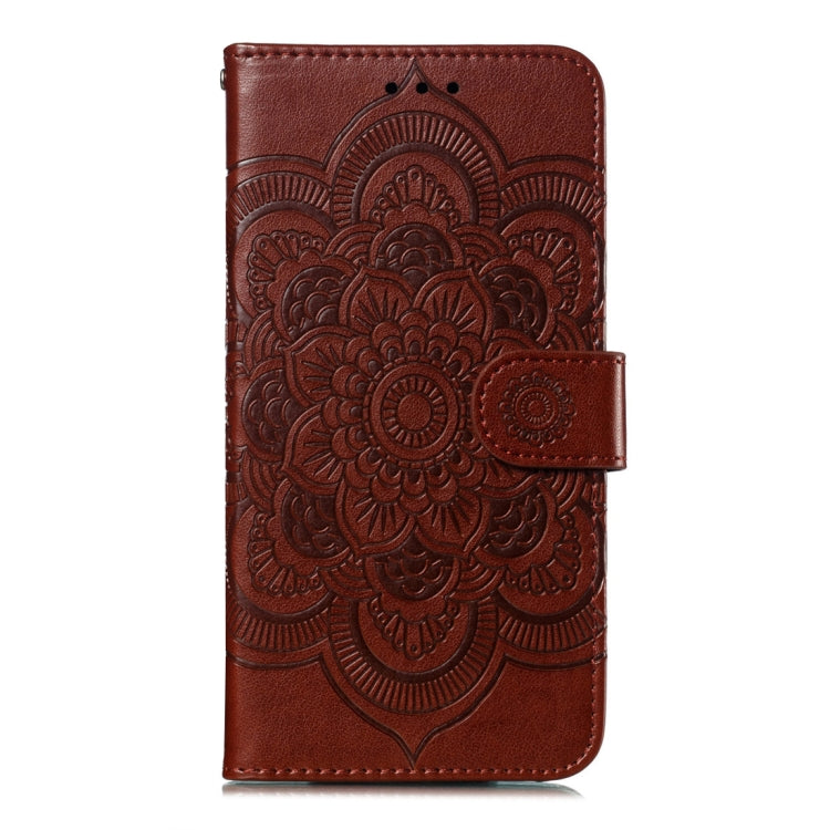 For iPhone XR Mandala Embossing Pattern Horizontal Flip Leather Case with Holder & Card Slots & Wallet & Photo Frame, iPhone XR