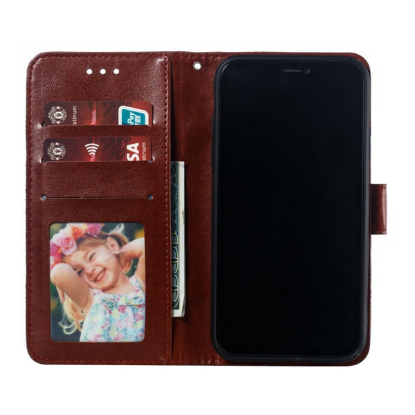 For iPhone XR Mandala Embossing Pattern Horizontal Flip Leather Case with Holder & Card Slots & Wallet & Photo Frame, iPhone XR
