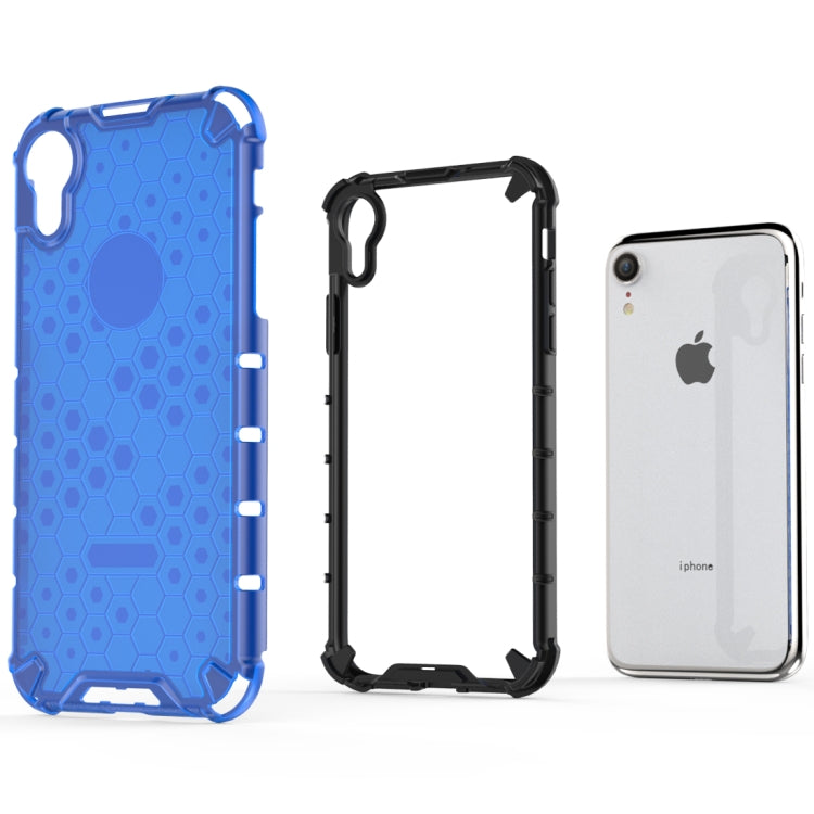 For iPhone XR Shockproof Honeycomb PC + TPU Protective Case, For iPhone XR