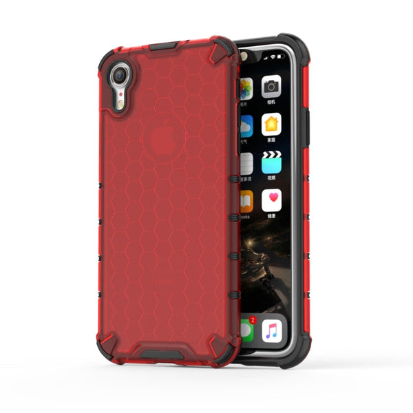 For iPhone XR Shockproof Honeycomb PC + TPU Protective Case, For iPhone XR