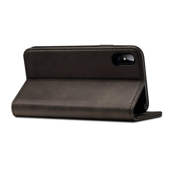 For iPhone X / XS Suteni Calf Texture Horizontal Flip Leather Case with Holder & Card Slots & Wallet, iPhone X / XS