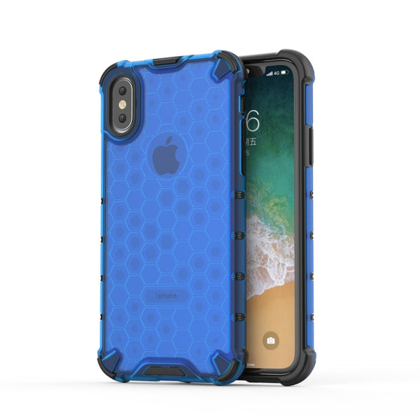 For iPhone X / XS Shockproof Honeycomb PC + TPU Protective Case, For iPhone X / XS