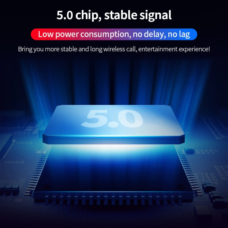 A10 TWS Space Capsule Shape Wireless Bluetooth Earphone with Magnetic Charging Box & Lanyard, Support HD Call & Automatic Pairing Bluetooth